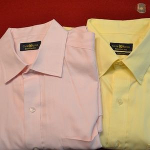 Lot of two CLUB ROOM dress shirts